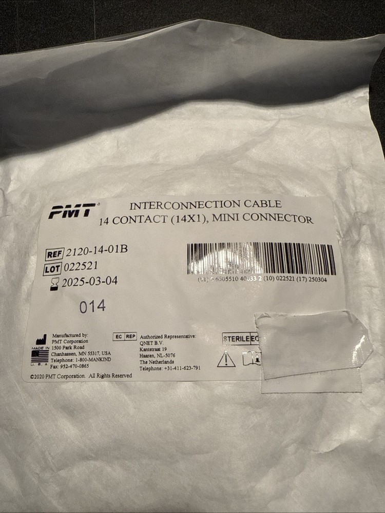 PMT MINI INTERCONNECTION CABLE MODULAR TESTING CABLE - 14 Contact 2120-14-01B