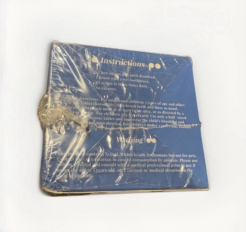 2 Pack Nob Toothpaste Tablets 124 Tablets Total