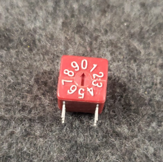 EECO B236 Micro Dip - 10 Position, 6-Pin Binary Switch - New........ (C12B1)