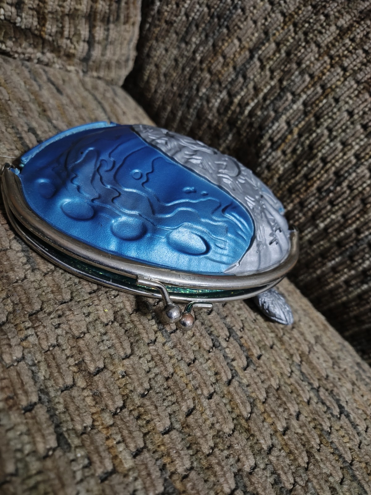 Disney Store Moana Coin Purse Heart Of Te Fiti Stone Shape Clean