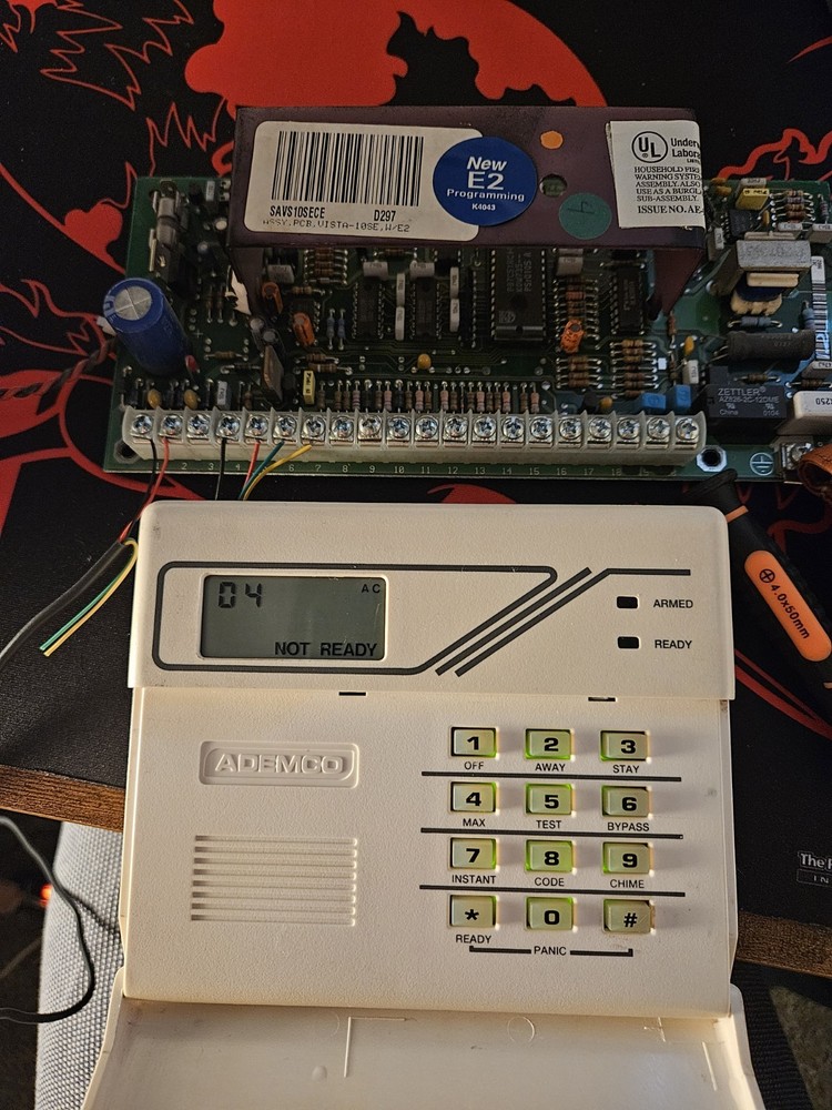 ADEMCO VISTA-10SE Control Panel