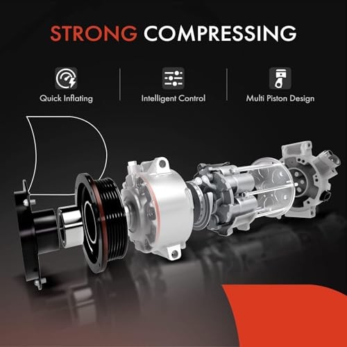 Air Conditioner AC Compressor with Clutch Compatible with A4 2004-2015, A4