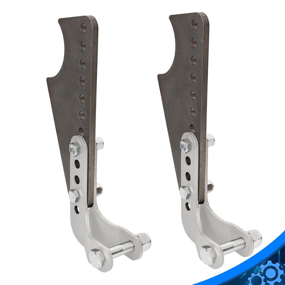 2 PCS  For 3" Axle Tubes Lower Brackets Coil Over Shock Mount Kit Adjustable