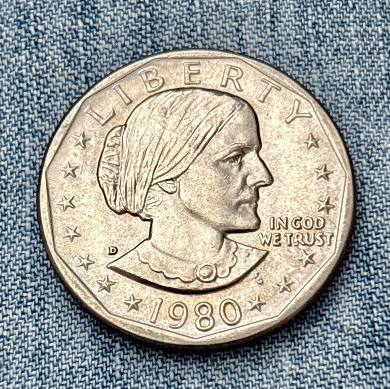 Susan B Anthony 1980-D Dollar Coin