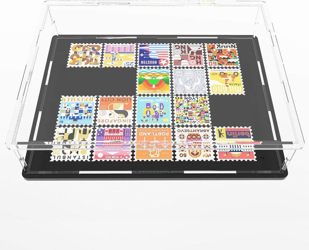 Book Display Case Clear Book Protector Case, Acrylic Display Cover Case for Book