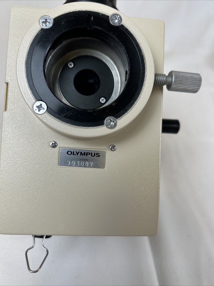 Vintage Olympus Microscope Camera And Adapter