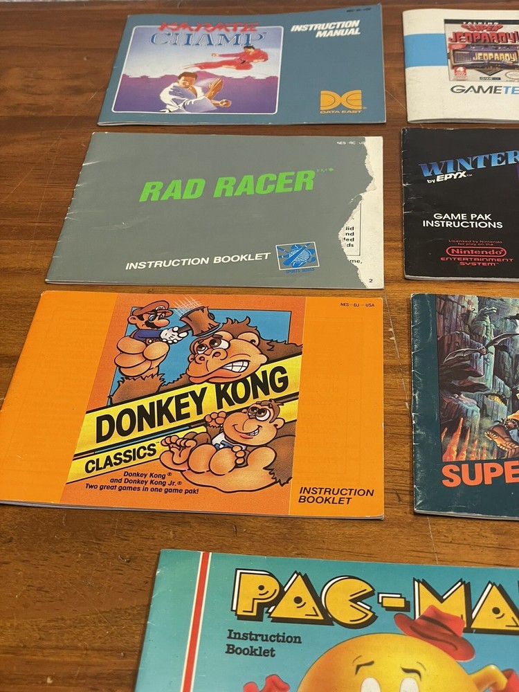 nintendo entertainment system Booklets (7)