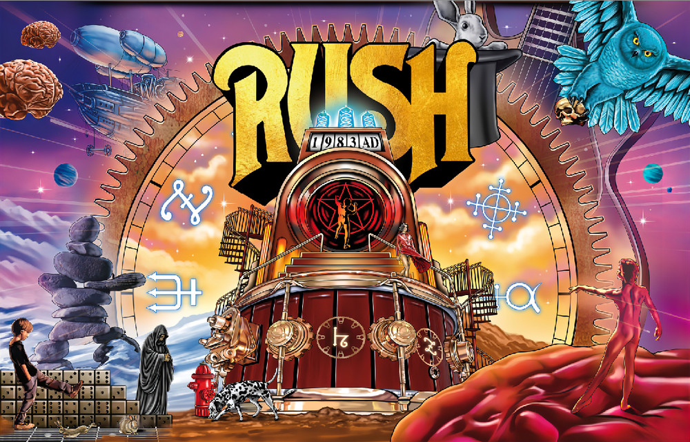 Stern RUSH Pinball Machine LE Alternate Translite