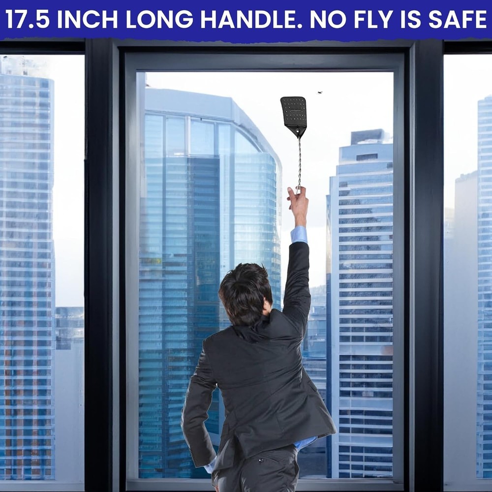 Leather Fly Swatter Heavy Duty 2 Pack