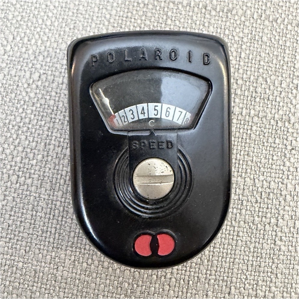 Polaroid Model PR-22 Exposure Meter, Analog Light Meter for Camera, UNTESTED