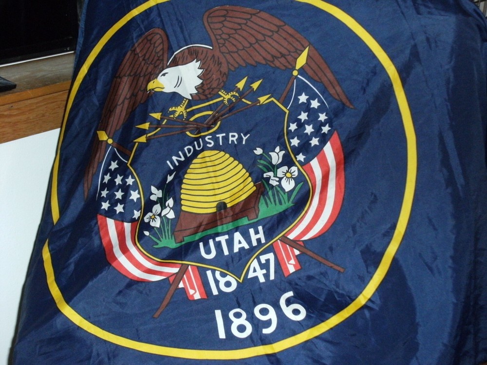UTAH STATE FLAG 3X5 N17