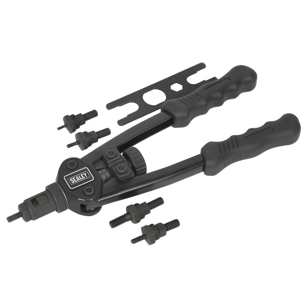 Sealey Nut Riveter Short-Arm Threaded Aluminium Stainless Steel Hand Tool