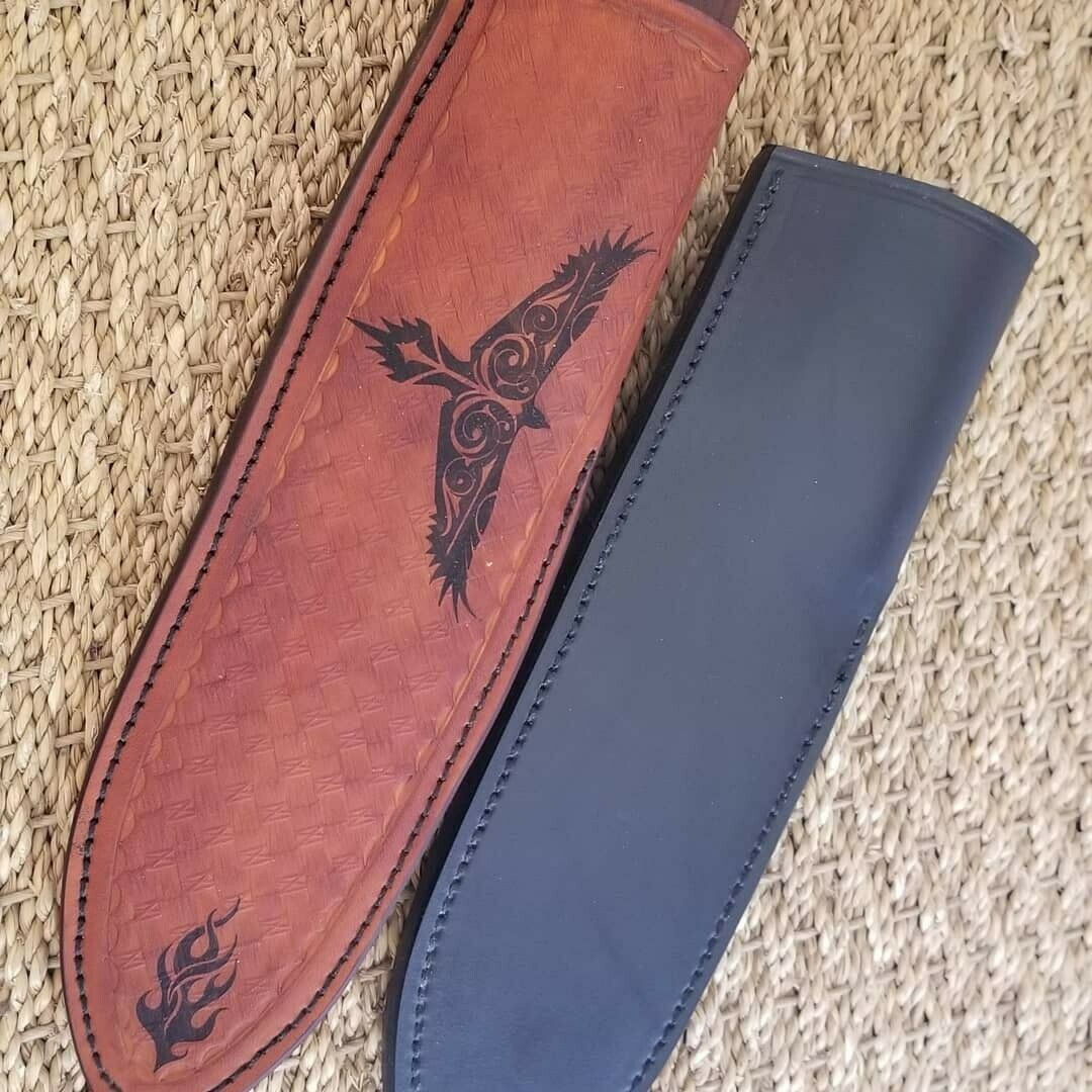 JT Custom Leather Sheath ONLY NO Knife Blade Blank TOPS TAHOMA FIELD BECKER BK7