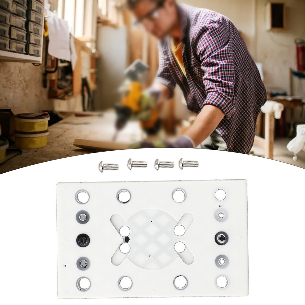 12 Hole Sanding Pad Support Plate For-Festool RTS 400 REQ Replacement Pad