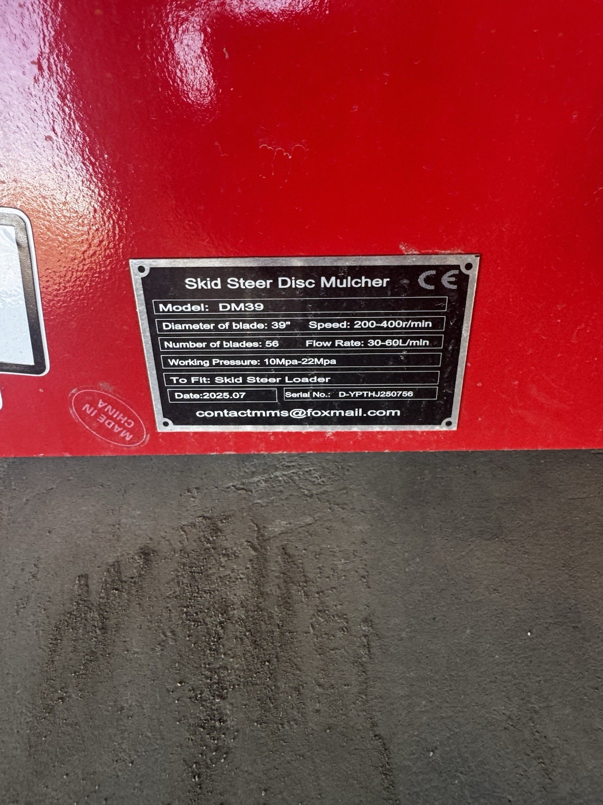 FUTURE FT-XDM43 SKID STEER DISC MULCHER