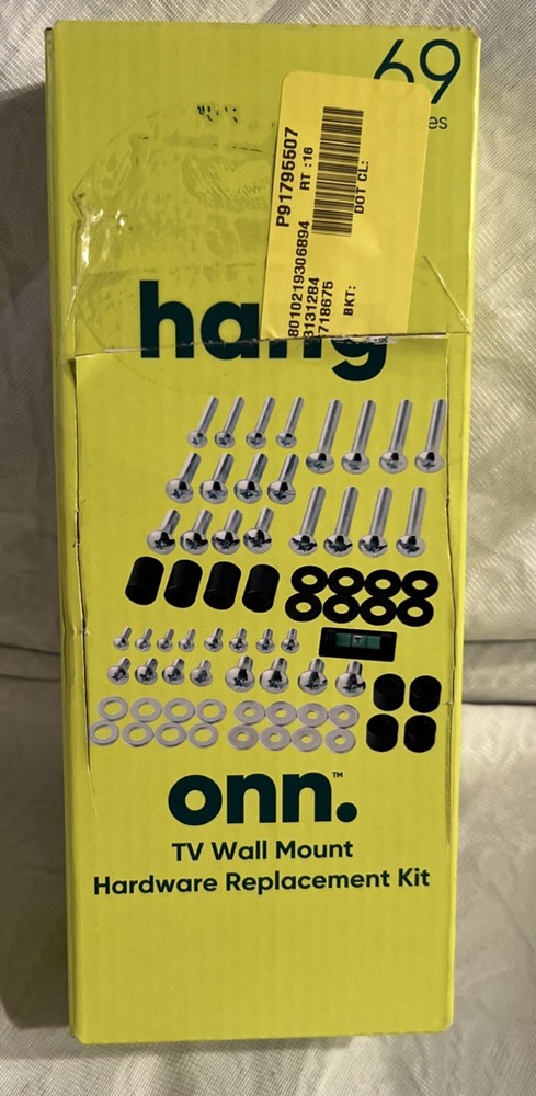 Hang Onn. TV Wall Mount 69 pcs Hardware Replacement Kit