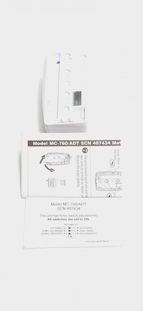 ADT SCN 487434 Passive Infrared Motion Sensor