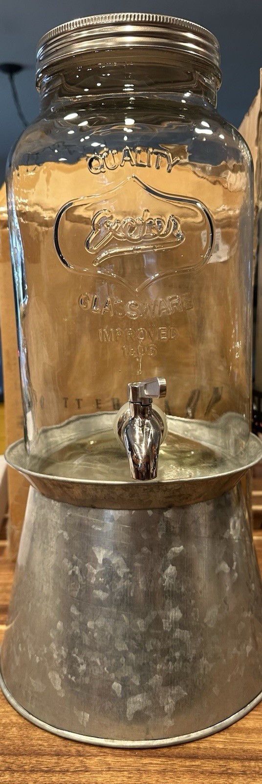 Pottery Barn Beverage Dispenser With Stand