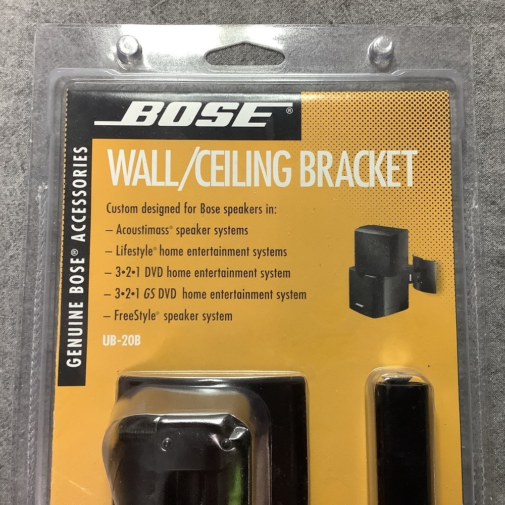 Bose Wall/Ceiling Bracket - UB-20B - Black - New in Original Package