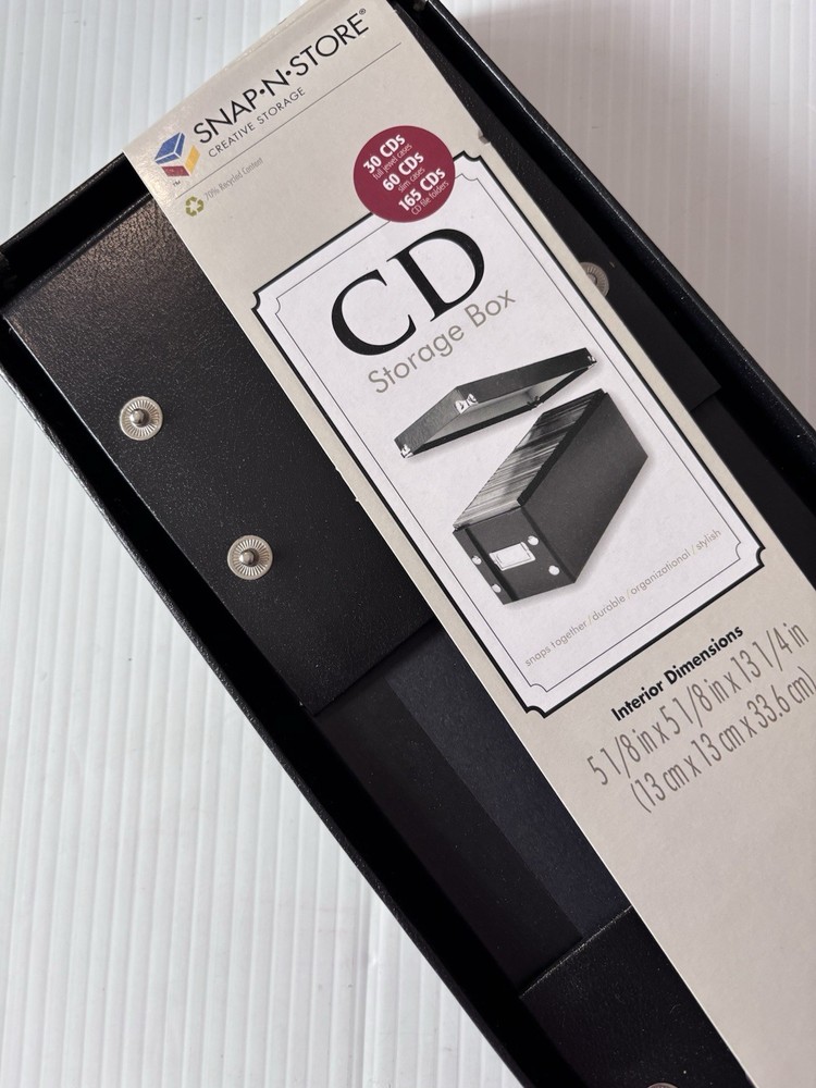 File Organizer, Small Storage Box, Snap N Store Embossing Folder Slimline CD’s