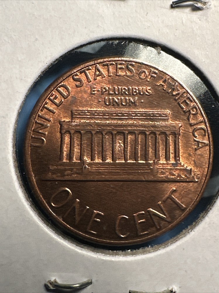 1984 Lincoln Cent With Reverse Clash Die Crack Error