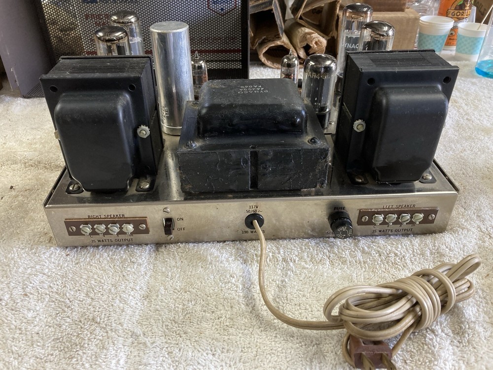 Dynaco Stereo 70 Original Tubes No Mods