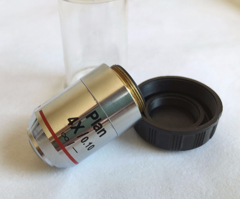 4X Infinity Plan Achromatic Microscope Objective for Olympus Zeiss Leica DM