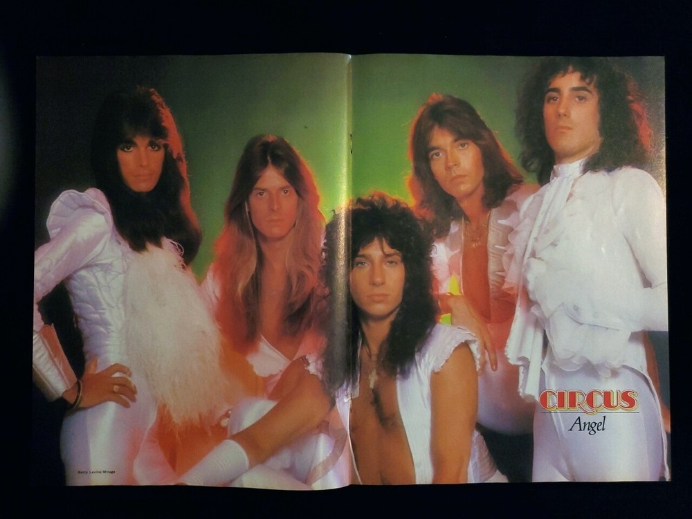 1978 Angel -Circus Magazine Vintage Centerfold Poster-70's rock music ORIG.