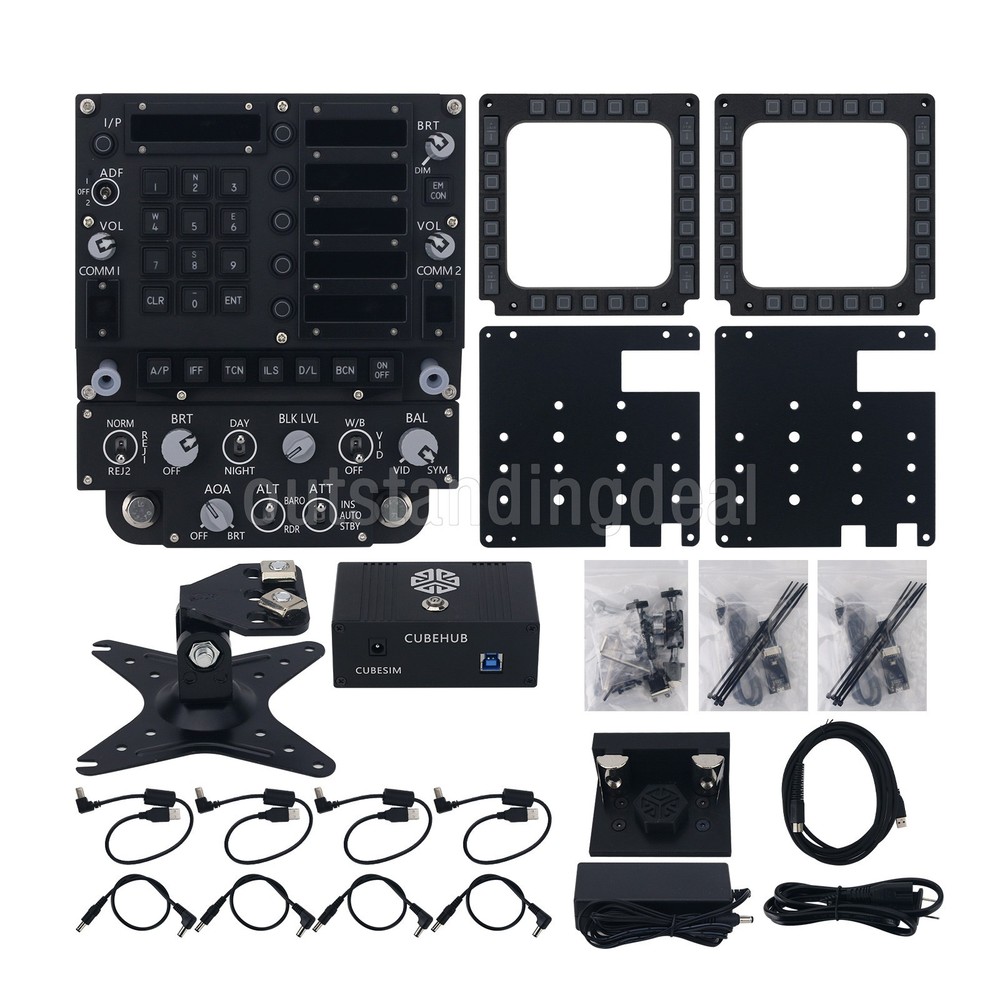 CUBESIM Easy Panel EP2U Lite[VR] Flight Simulator Panel for DCS Flight Games os6