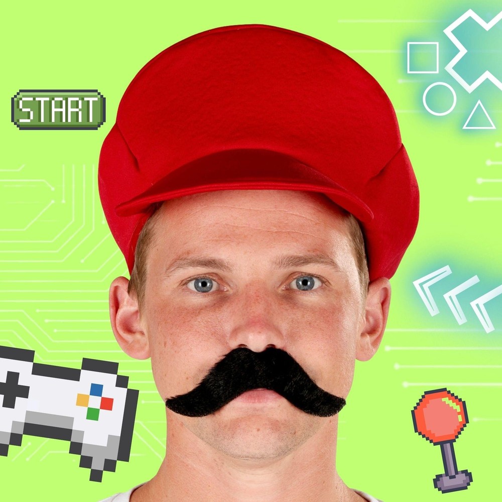 Moustache Single Pack Costume Accessory