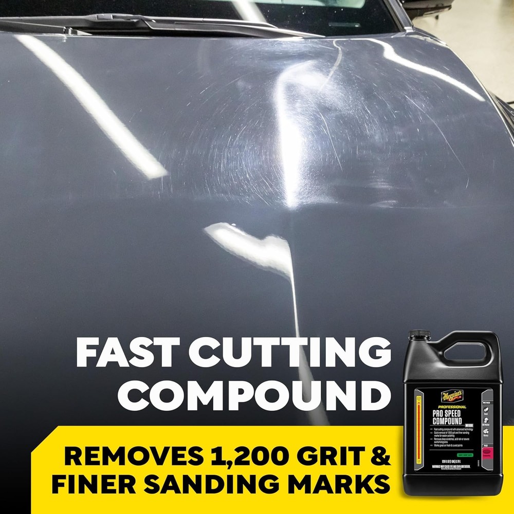 Meguiar's M10001 Mirror Glaze Pro Speed Compound, A Designed 1 Gallon