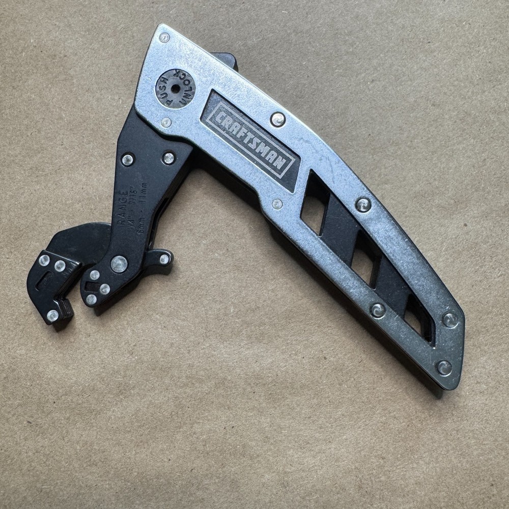 Craftsman #3097 Multi-Position Lockable & Adjustable Clench Wrench USA NICE