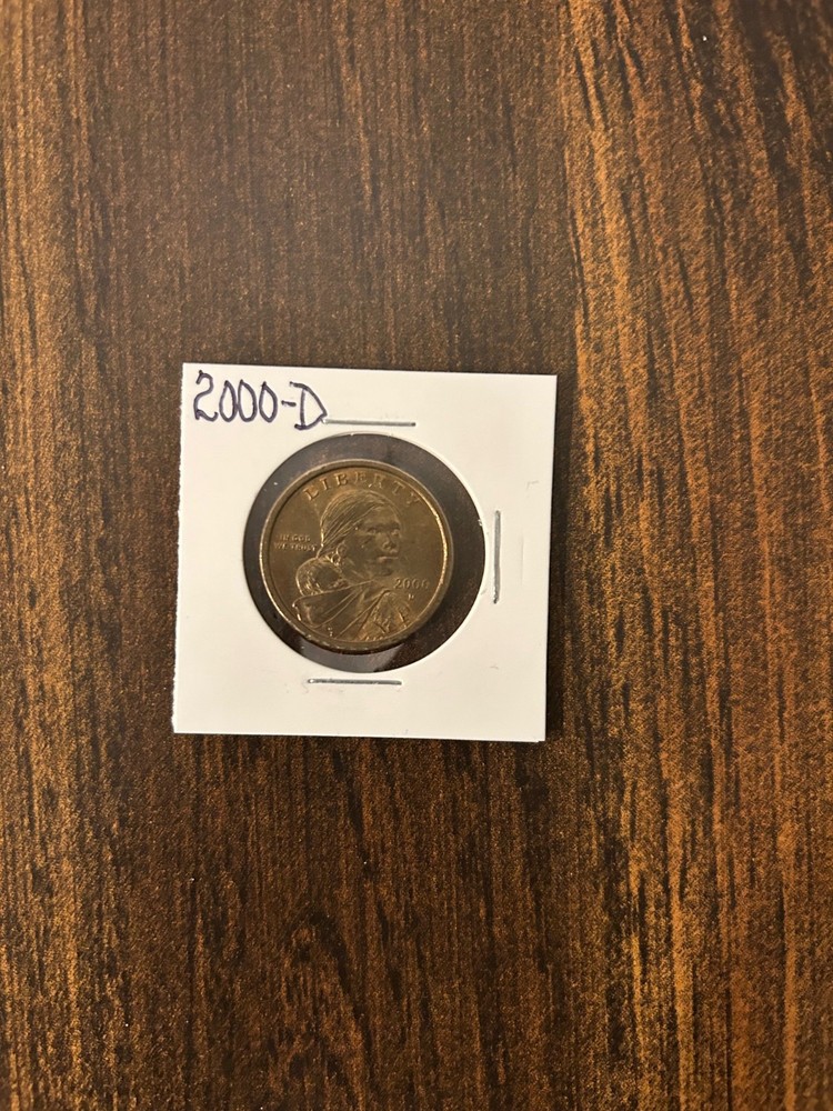 2000-D SACAGAWEA DOLLAR, CLAD, CIRCULATED