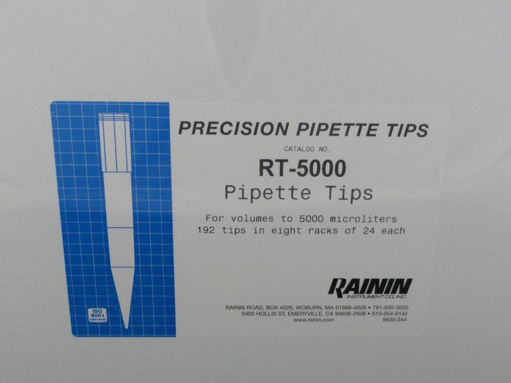 Precision Pipette Tips (960 total tips) Universal Fit 5000 μL Max Volume