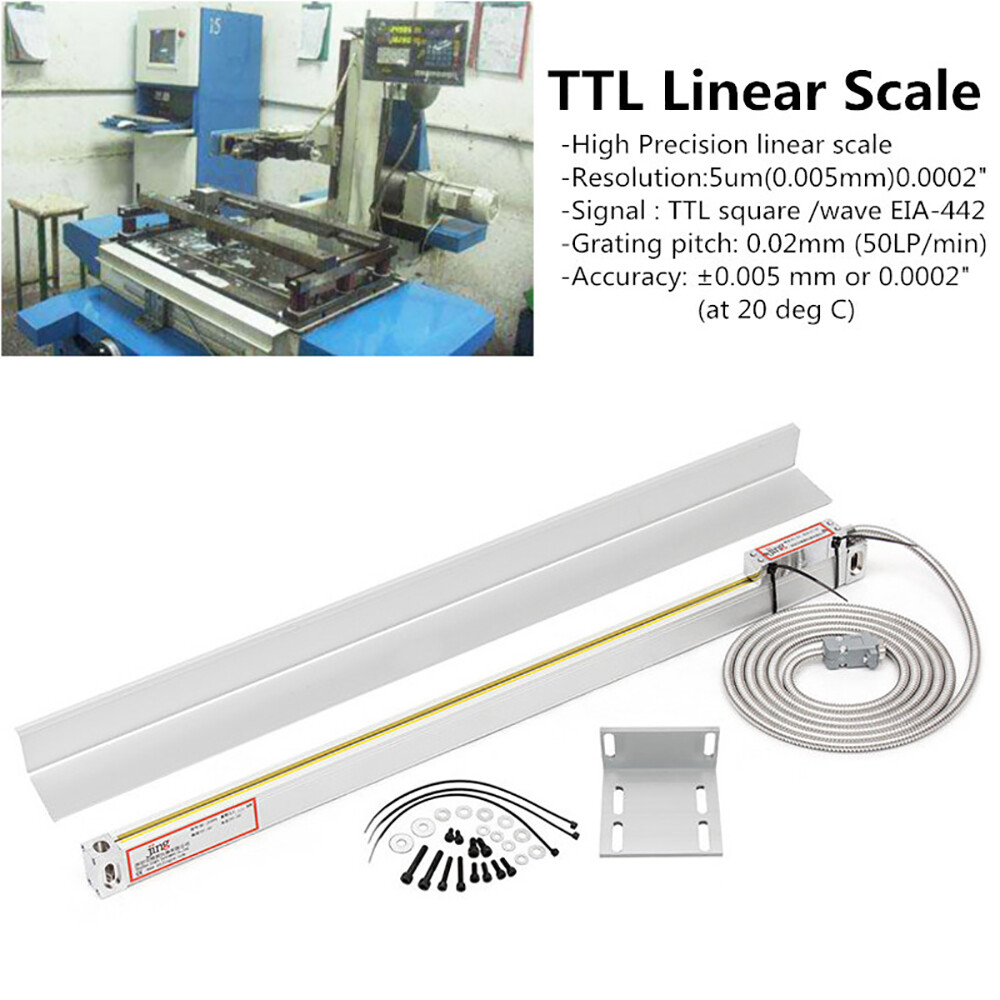 2/3 Axis Digital Readout DRO TTL Linear Glass Scale Encoder CNC Milling Lathe US