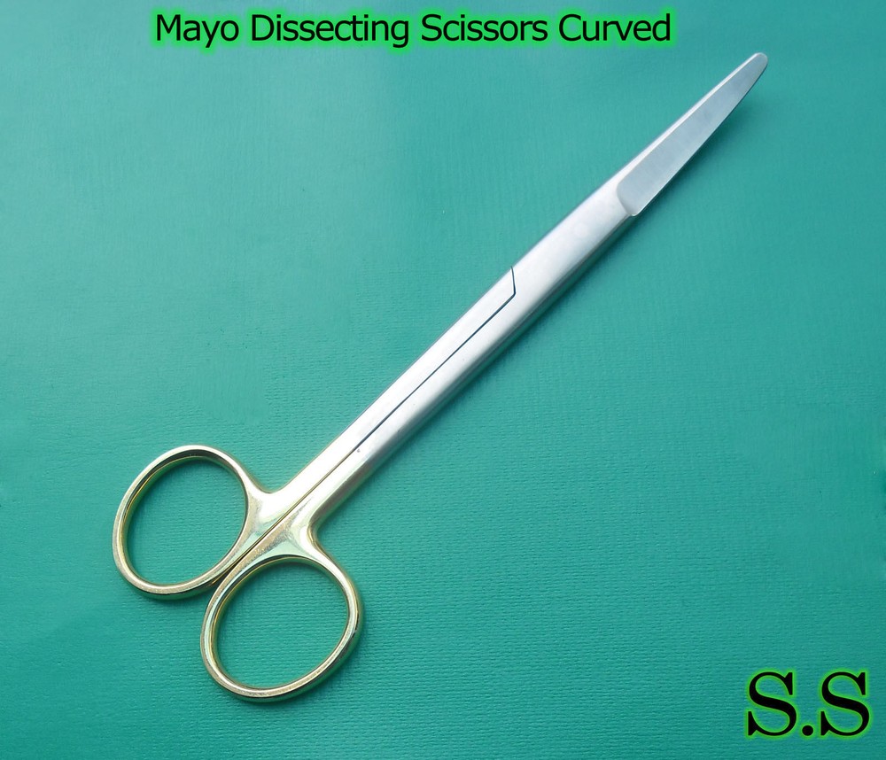 T/C Mayo Dissecting Scissors Curved 6.75"