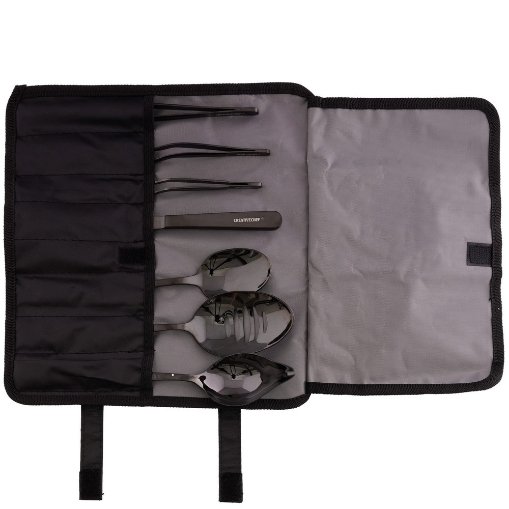 CREATIVECHEF 7 PCS Plating Tools Culinary Set Contains kitchen tweezers spatu...