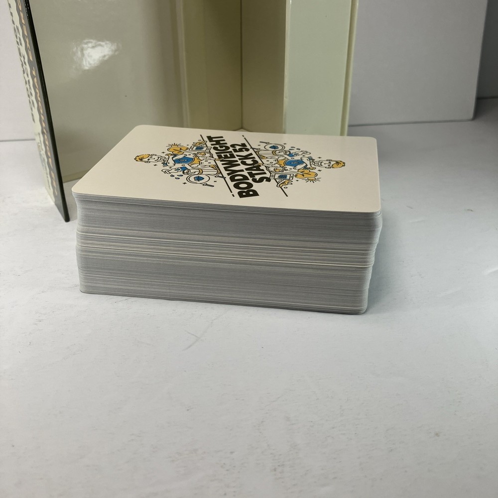 Stack 52 Bodyweight Exercise Workout 104 Playing Cards Mega Pack Mint Condition