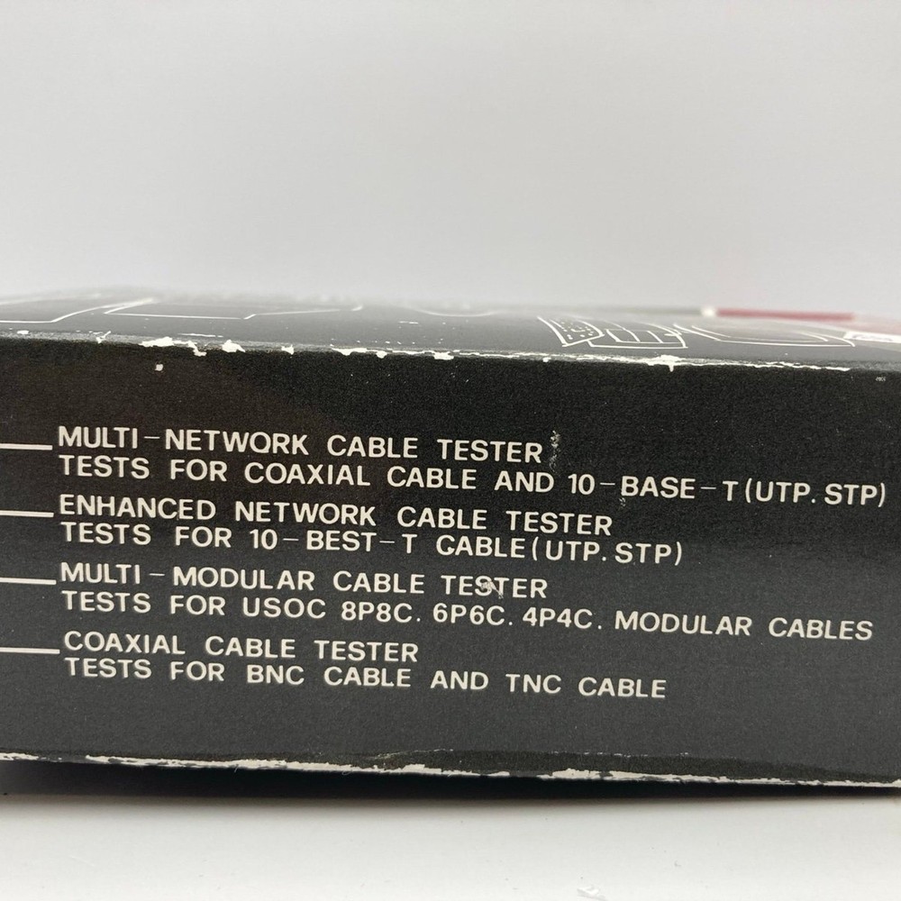 Cable Lan Enhanced Network Cable Tester & Terminator Zipper Case Nos