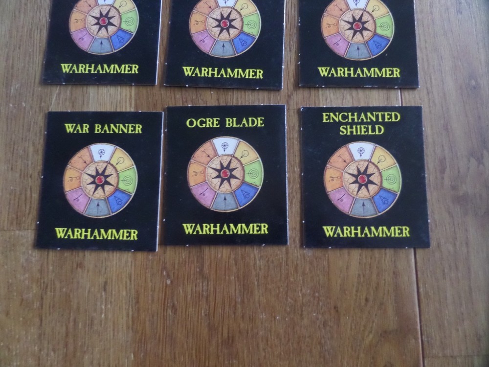 Warhammer Magic Cards x 9