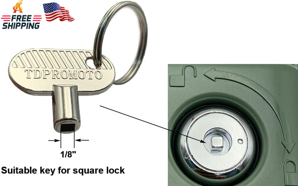 Sprinkler Controller Door Key Sprinkler Timer Lock Key for Orbit and Hydro-Rain,
