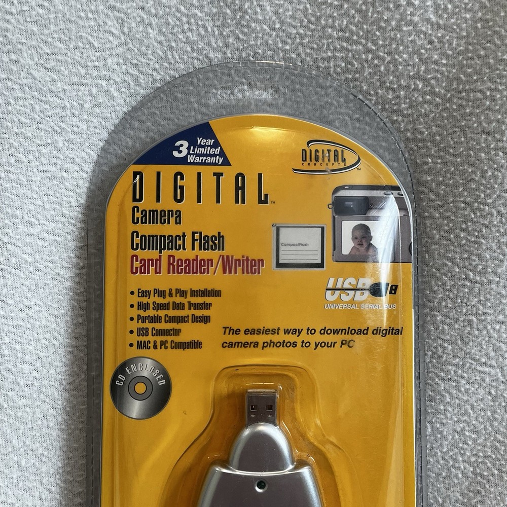 Digital Concepts Camera Compact Flash Card Reader Writer Digital Concepts CR-10