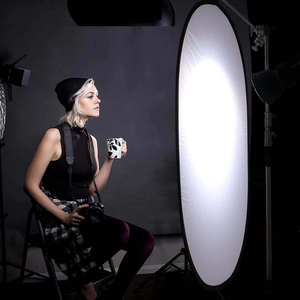 40"x60" Soft Light Diffuser Collapsible Pop Out Reflector Panel Lighting Diff...