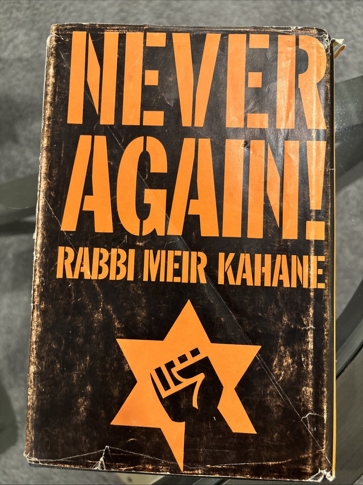 SIGNED!! Never Again By Rabbi Meir Kahane. First Edition.