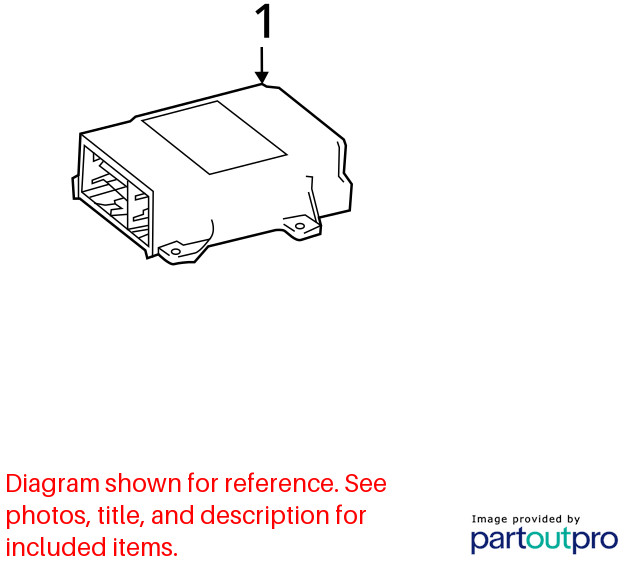 18 2018 MERCEDES GLS450 166 TYPE SRS RESTRAINT CONTROL MODULE 1669000320