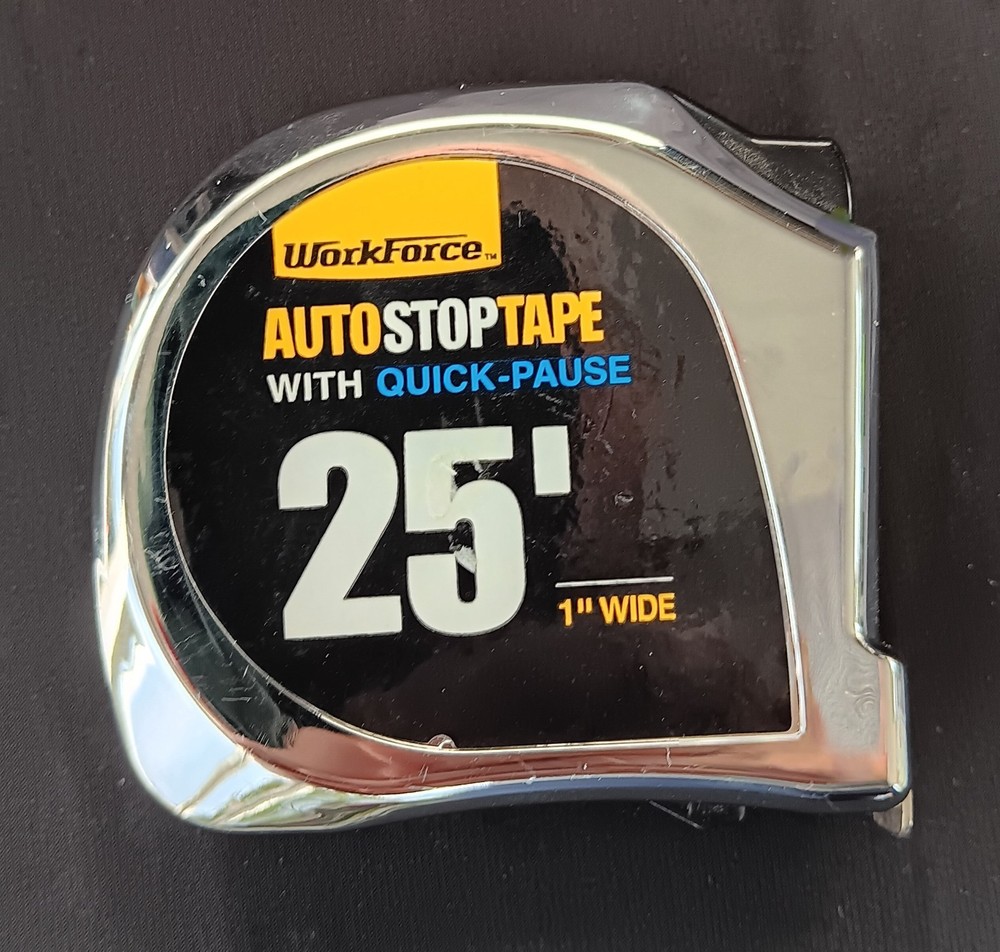 Workforce 25 FT Auto Stop Tape Measure  Quick Pause