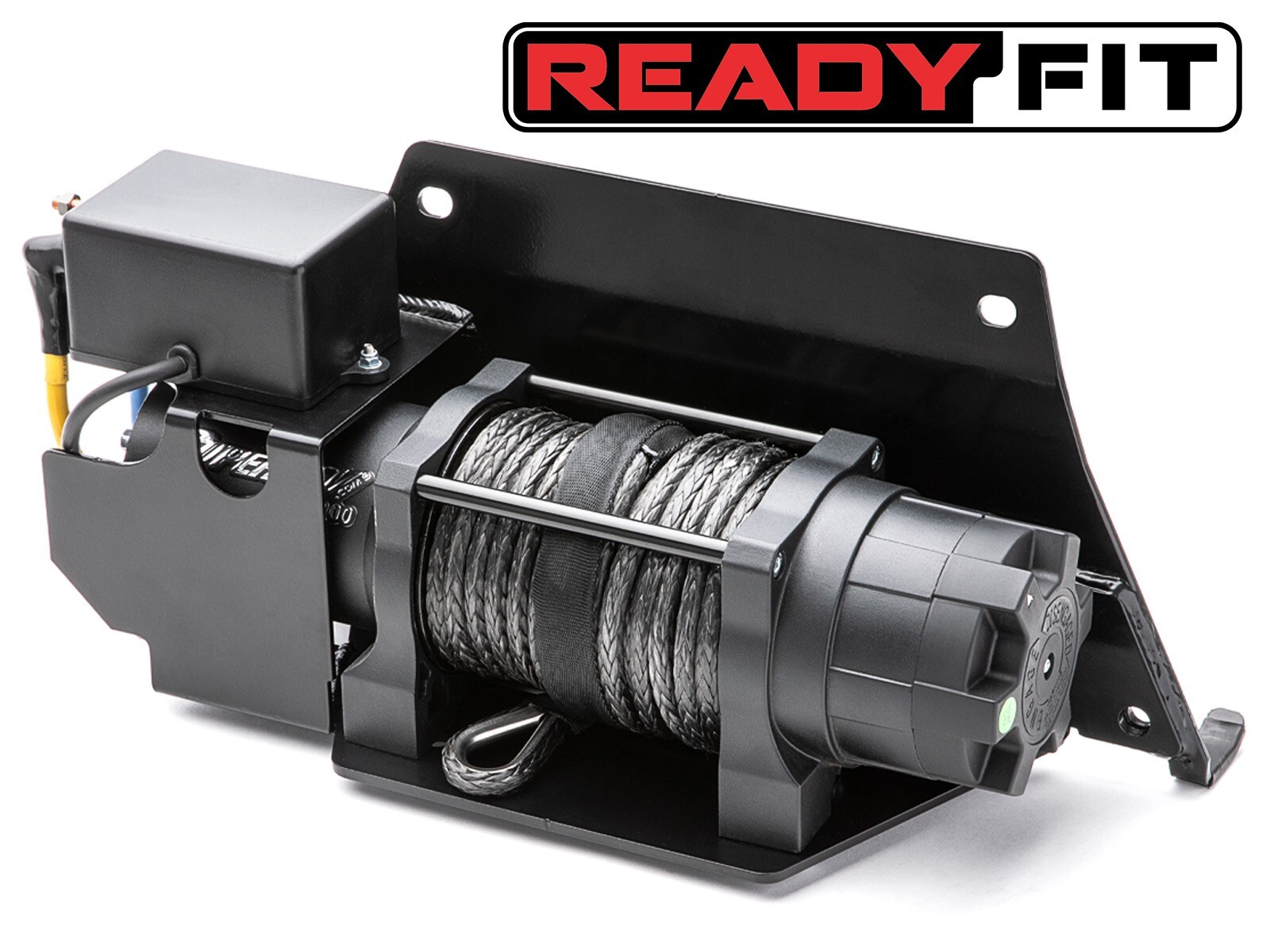SuperATV Heavy Duty Ready-Fit Winch for Polaris Ranger 1000 - 6000 lb.