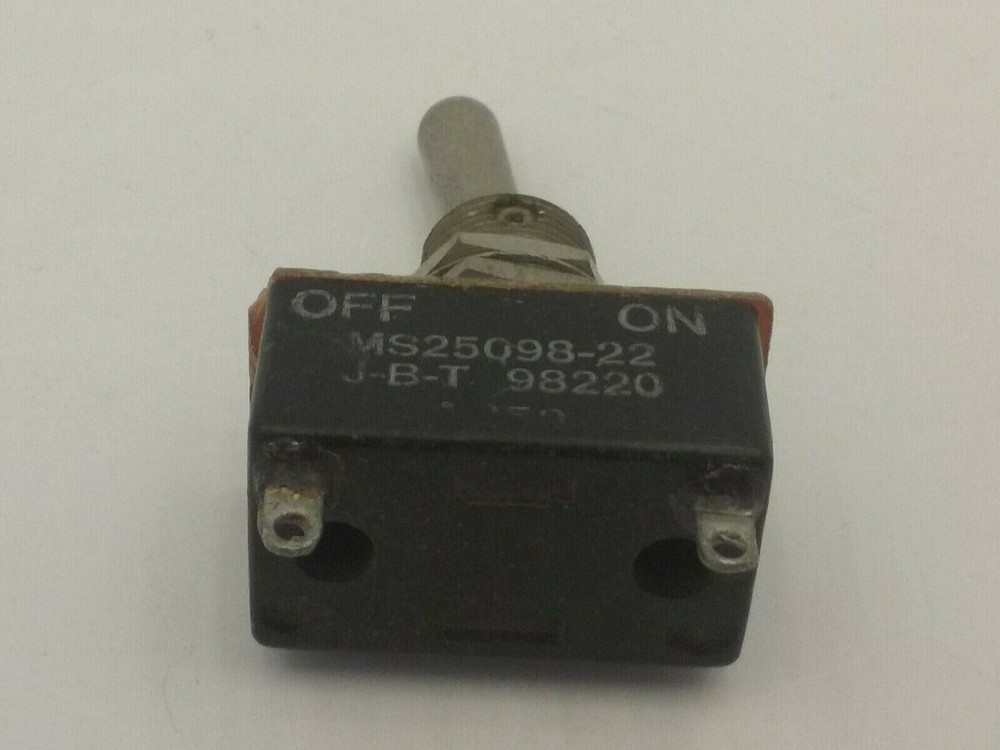 JBT MS25098-22 TOGGLE SWITCH OFF-ON