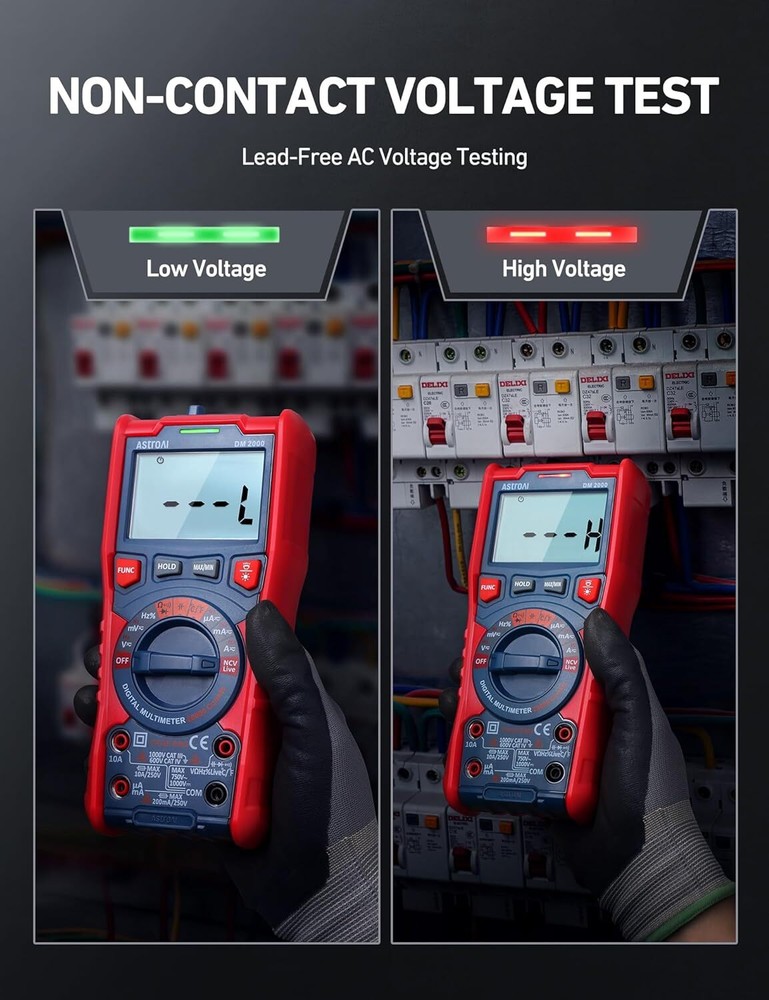 AstroAI Digital Multimeter Tester TRMS 20000 Counts with Higher Resolution...