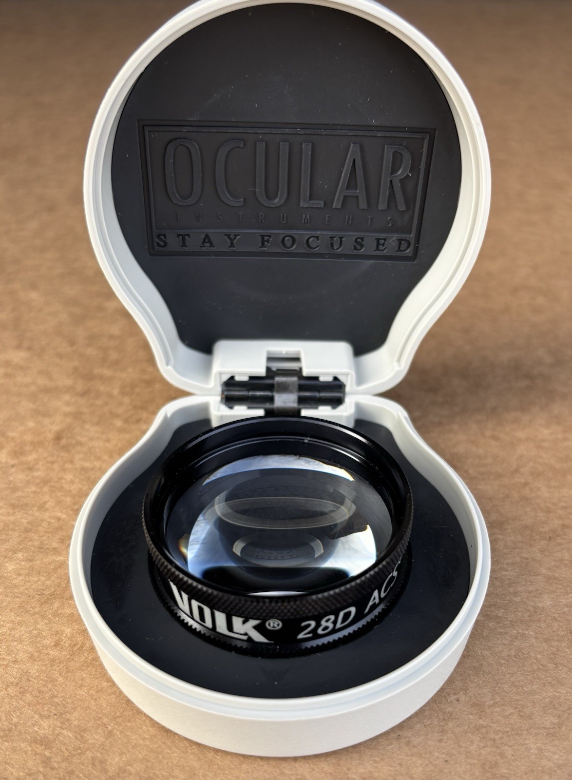 Volk 28D ACS BIO Double Aspheric Lens w/ Case - Excellent!  Autoclave Compatible